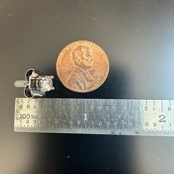 CZ by Kenneth Jay Lane Classic Stud Earrings - Picture 3 of 5